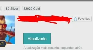CONTA UNRANKED (EX OURO 4), COM 69 CAMPEÕES E 22 SKINS