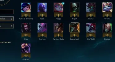 Conta lol gold 4