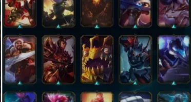 CONTA LOL PLATINA 4 FALTA 1 CHAMP + 177 SKINS.