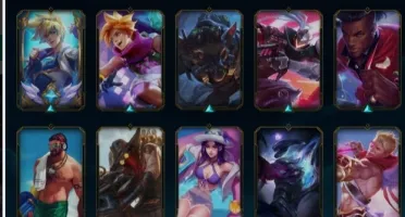 CONTA LOL PLATINA 4 FALTA 1 CHAMP + 177 SKINS.