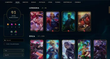 Conta de LoL