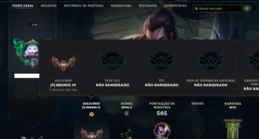 Conta bronze 4 com TODOS os champs e 143 Skins