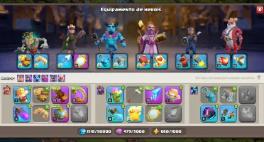 Clash of Clans CV 18 COM ***6** CONSTRUTORES