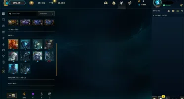 Conta Platina 3 com Emote Mestre 154 Campeões