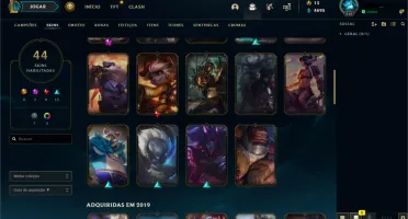 Conta Platina 3 com Emote Mestre 154 Campeões