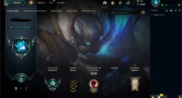 Conta Platina 3 com Emote Mestre 154 Campeões