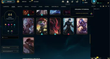 Conta Platina 3 com Emote Mestre 154 Campeões