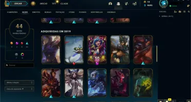 Conta Platina 3 com Emote Mestre 154 Campeões