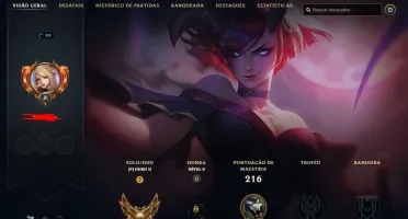 Conta League of Legends Abandonada