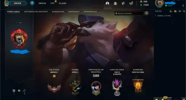Conta LoL e Valorant