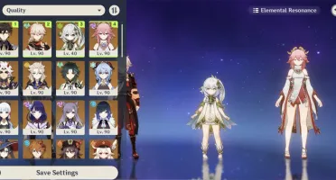 Genshin End Game - 24 Personagens T5, 10 Armas T5
