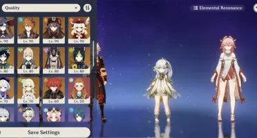 Genshin End Game - 24 Personagens T5, 10 Armas T5