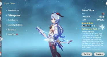 Genshin End Game - 24 Personagens T5, 10 Armas T5