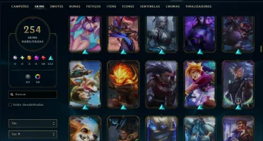 Bronze 2 com 150 Champs e 254 Skins +5 Prestigios