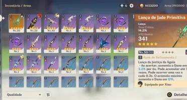 AR26 - Xiao com Jade + Diluc - Pity 49!!!!