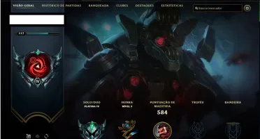 Conta LOL / Todos campeões / Platina 4 / + de 100 skins
