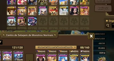 Conta Sw global End Game, PVE speed, 106 devilmon 17k crista