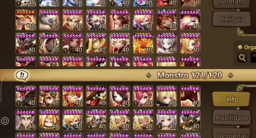 Conta Sw global End Game, PVE speed, 106 devilmon 17k crista