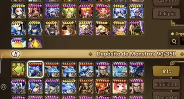 Conta Sw global End Game, PVE speed, 106 devilmon 17k crista