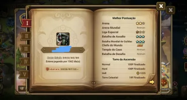 Conta Sw global End Game, PVE speed, 106 devilmon 17k crista