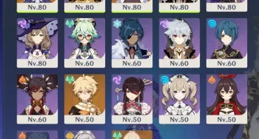 GENSHIN IMPACT -RANK 50- GANYU+QIQI+ZHONGLIC1+Jean