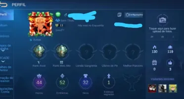 CONTA MOBILE LEGENDS TOP SMURF