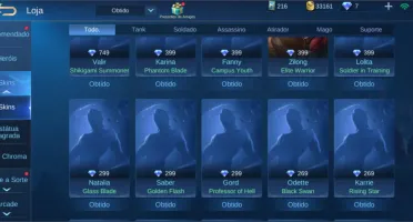 CONTA MOBILE LEGENDS TOP SMURF