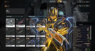 Conta warframe MR 14 PC vários frames prime / vault /skins