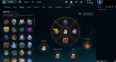 Conta League of legends 159 skins
