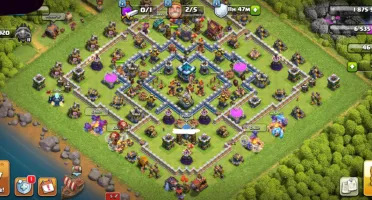 Clash of clans CV13 recém iniciado