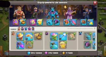 Clash of clans CV13 recém iniciado