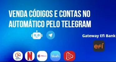 Bot para venda de codigos e contas automatico pelo telegram