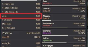 Black desert - Conta Lifeskill 1950 de maestria