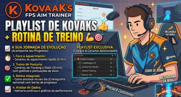 Playlist do KovaaK’s + Rotina de Treinamento