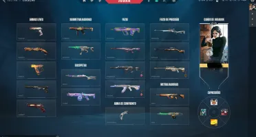 Conta valorant full acesso ex imortal com skins