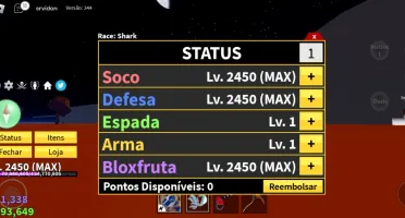 Contas blox fruits