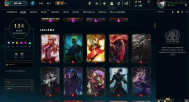 Conta Lol 184 Skins | Full Acesso