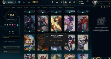 Conta Lol 184 Skins | Full Acesso