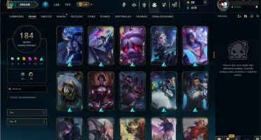 Conta Lol 184 Skins | Full Acesso