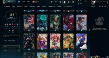 Conta Lol 184 Skins | Full Acesso