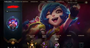 Vendo conta no League of Legends