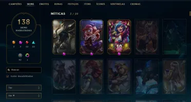 Vendo conta no League of Legends