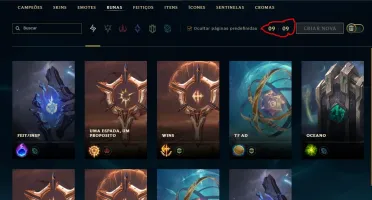 Vendo conta no League of Legends