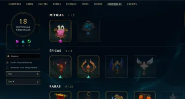 Vendo conta no League of Legends