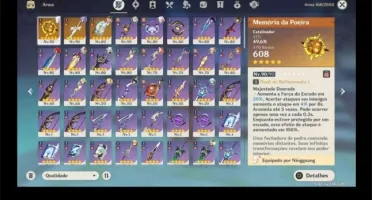 Conta de Genshin Full Geo