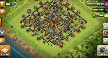 Conta Clash of Clans CV10 quase FULL lvl 123