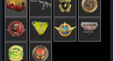 CSGO PRIME: STEAM 10 ANOS / MEDALHAS EXTREMAMENTE RARAS