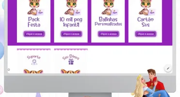 Pack 12 em 1 + 690 Cartões Digita Pack Festa Completo+bônus