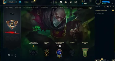 Conta LOL unraked 5K EA e Blitz e Orianna Vitoriosos