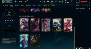 Conta LOL unraked 5K EA e Blitz e Orianna Vitoriosos